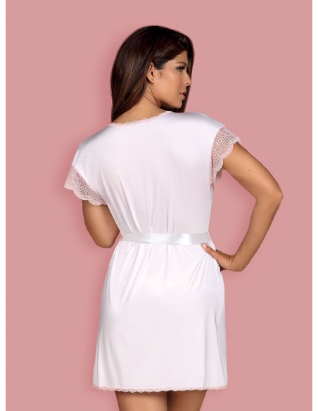 Szlafrok Girlly Peniuar Biały - Szlafroki, kimona - 8