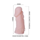 Rękaw na penisa Wolftooth 21 cm z wypustkami stymulującymi - 5