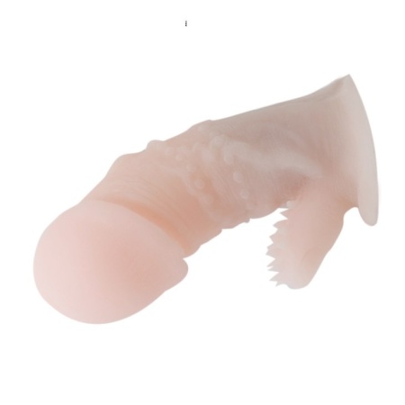 Nakładka na penisa Wolftooth Sleeve z wypustkami i żebrami 13 cm - 3