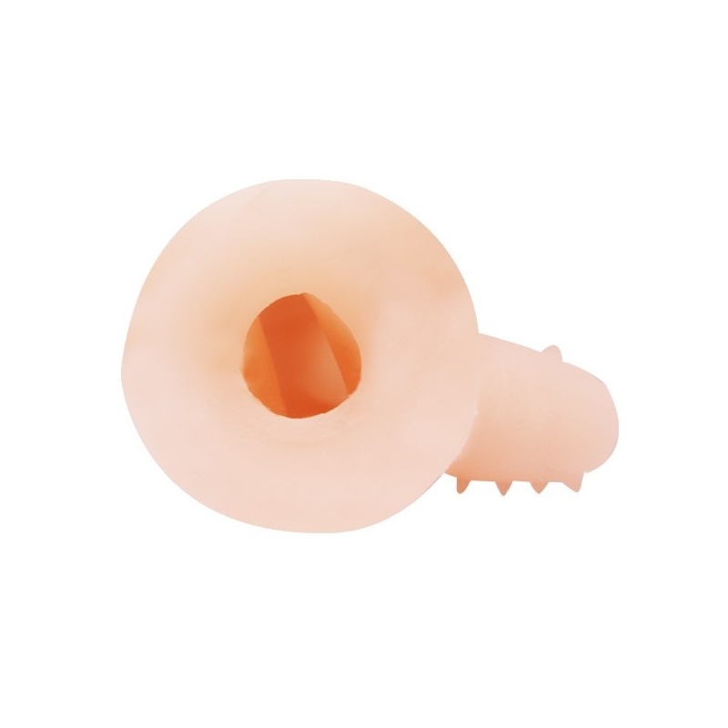 Nakładka na penisa Wolftooth Sleeve z wypustkami i żebrami 13 cm - 4