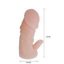 Nakładka na penisa Wolftooth Sleeve z wypustkami i żebrami 13 cm - 6