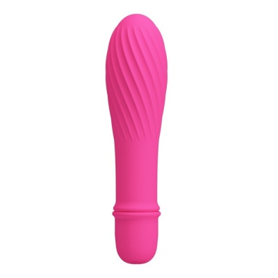 Wibrator Solomon z karbowaną powierzchnią, 10 trybami wibracji i długością 12,3 cm - 1