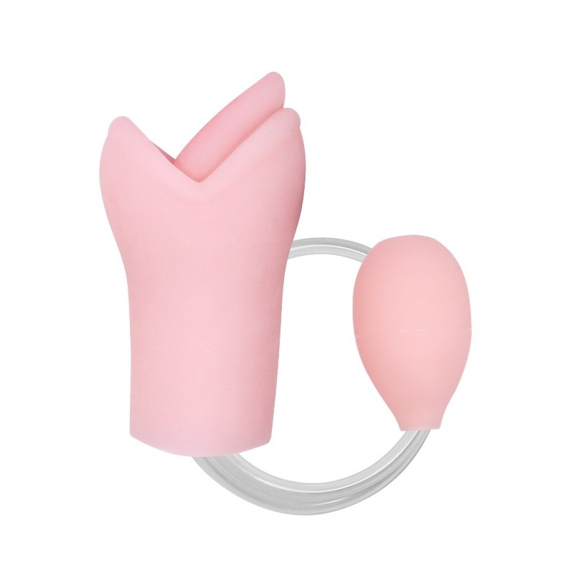 Męski masturbator Oral Sex is z pompką ssącą, 16 cm - 3