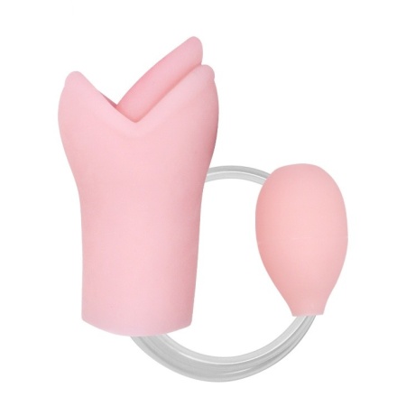 Męski masturbator Oral Sex is z pompką ssącą, 16 cm - 3