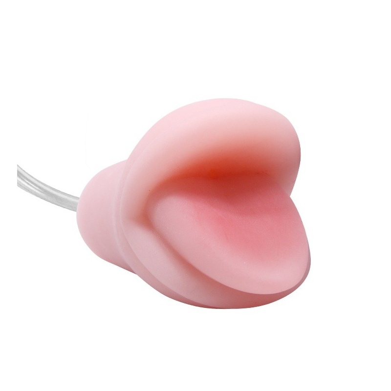 Męski masturbator Oral Sex is z pompką ssącą, 16 cm - 4
