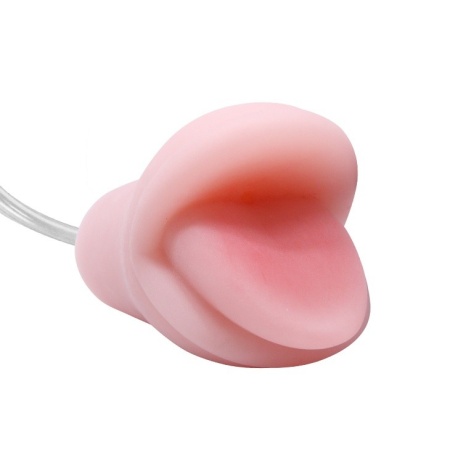Męski masturbator Oral Sex is z pompką ssącą, 16 cm - 4