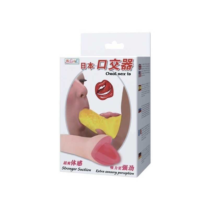 Męski masturbator Oral Sex is z pompką ssącą, 16 cm - 6
