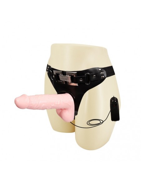 Strapon Z Wibracjami Baile - Sensual Comfort - Strap-ony, dilda na pasku z wibracją - 1