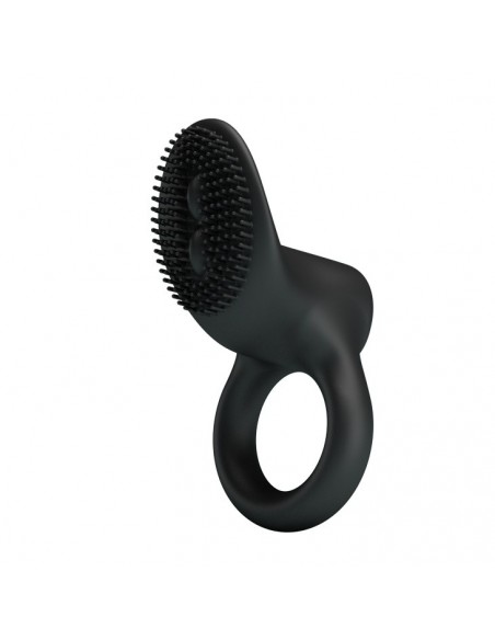 Pierścień na Penisa z wibracją  - Cobra Czarny - Pierścienie erekcyjne wibrujące - 1