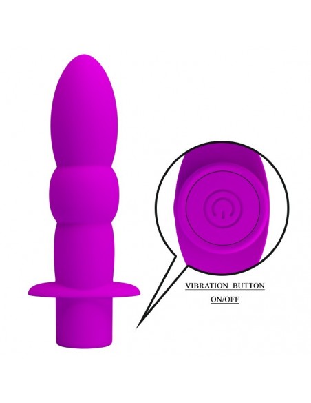 Korek analny wibrujący Pretty Love - Wyatt - Kulki i korki analne wibrujące - 6