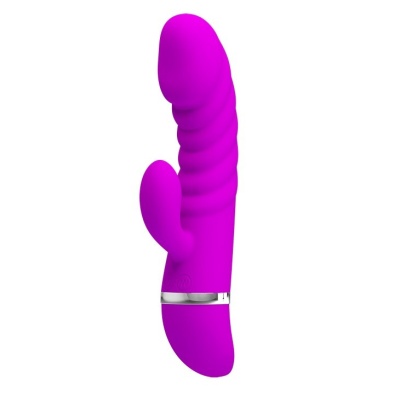 Wibrator typu rabbit TRACY Purple – 7 trybów wibracji, 18 cm - 1