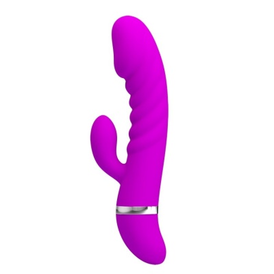 Wibrator typu rabbit TRACY Purple – 7 trybów wibracji, 18 cm - 1 2