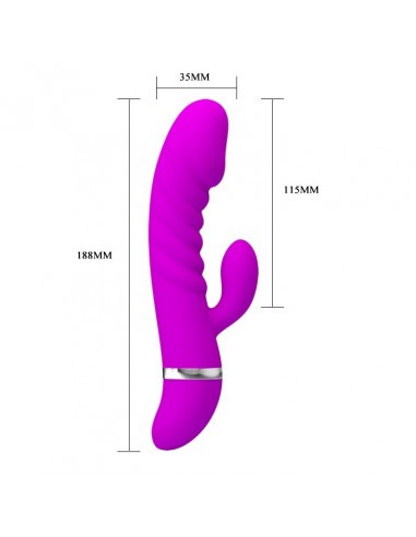 Wibrator punktu G - TRACY Purple 7 Funkcji - Wibratory Króliczki - 5