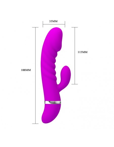 Wibrator punktu G - TRACY Purple 7 Funkcji - Wibratory Króliczki - 5