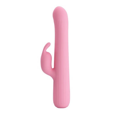 Wibrator króliczek Julian USB z 4 rotacjami i 4 wibracjami, 20 cm - 1 2