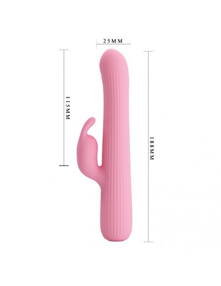 Wibrator punktu G - JULIAN USB 4 Rotacji 4 Funkcji - Wibratory Króliczki - 5