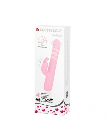 Wibrator punktu G - JULIAN USB 4 Rotacji 4 Funkcji - Wibratory Króliczki - 9