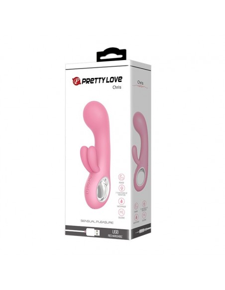 Wibrator królik - CHRIS USB 7 Funkcji - Wibratory Króliczki - 8