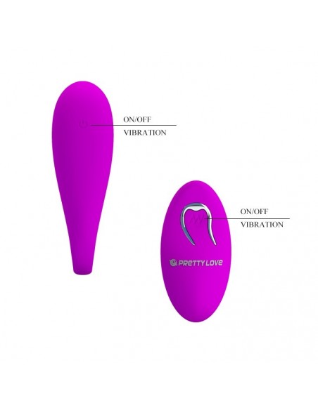 Stymulator dla Par na Pilota Bezprzewodowego Aldrich 12 Funkcji Wibracji - WIBRATORY DLA PAR - 6