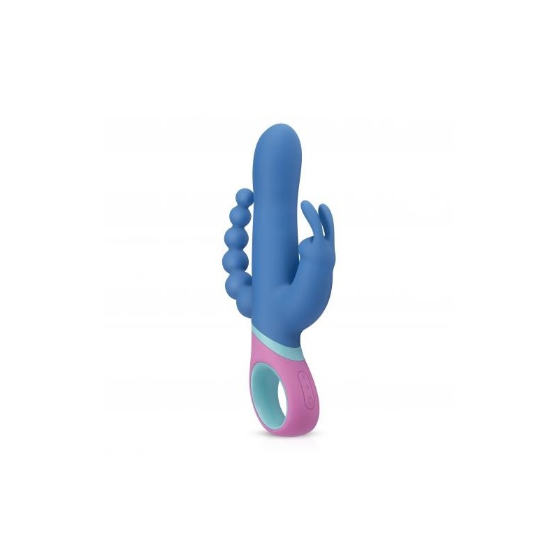 Wibrator podwójny Vice z 3 silnikami, 12 trybami rotacji i 13 trybami wibracji, 23 cm - 1