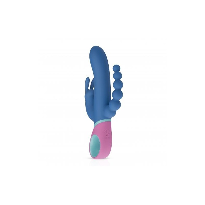 Wibrator podwójny Vice z 3 silnikami, 12 trybami rotacji i 13 trybami wibracji, 23 cm - 2