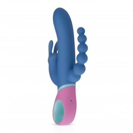 Wibrator podwójny Vice z 3 silnikami, 12 trybami rotacji i 13 trybami wibracji, 23 cm - 2