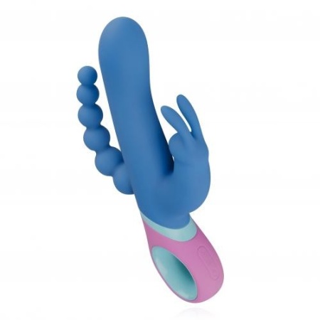 Wibrator podwójny Vice z 3 silnikami, 12 trybami rotacji i 13 trybami wibracji, 23 cm - 5