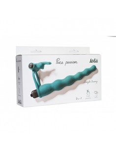 Strapon Z Wibracjami Pure Passion Jungle Bunny Green - Strap-ony, dilda na pasku z wibracją - 1