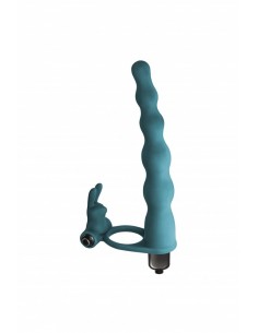 Strapon Z Wibracjami Pure Passion Jungle Bunny Green - Strap-ony, dilda na pasku z wibracją - 1 2