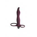 Strapon Z Wibracjami Pure Passion Flirtini Wine Czerwony - 2