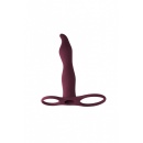 Strapon Z Wibracjami Pure Passion Flirtini Wine Czerwony - 3