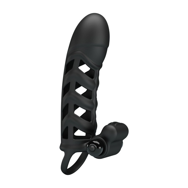 Rękaw na penisa Penis Sleeve II z 10 funkcjami wibracji, 18,8 cm - 1