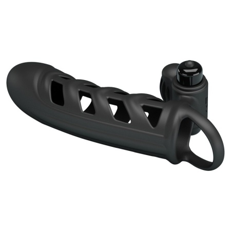 Rękaw na penisa Penis Sleeve II z 10 funkcjami wibracji, 18,8 cm - 3