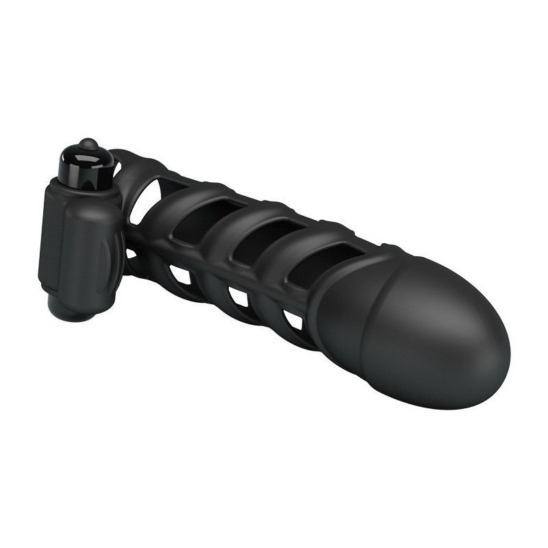 Rękaw na penisa Penis Sleeve II z 10 funkcjami wibracji, 18,8 cm - 4