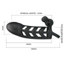 Rękaw na penisa Penis Sleeve II z 10 funkcjami wibracji, 18,8 cm - 5
