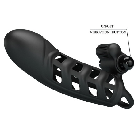 Rękaw na penisa Penis Sleeve II z 10 funkcjami wibracji, 18,8 cm - 6