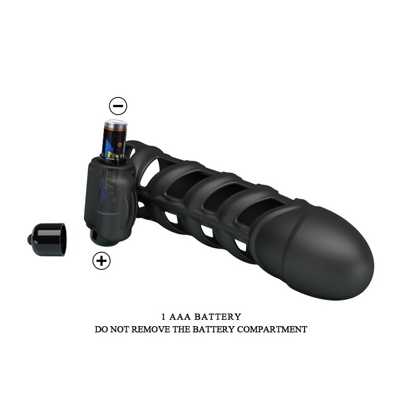 Rękaw na penisa Penis Sleeve II z 10 funkcjami wibracji, 18,8 cm - 7