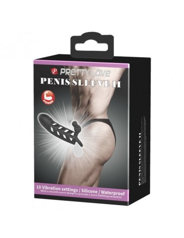 Wibrująca Nakładka Na Penisa Penis Sleeve Ii 10 Funkcji - Przedłużki i nakładki na penisa - 8