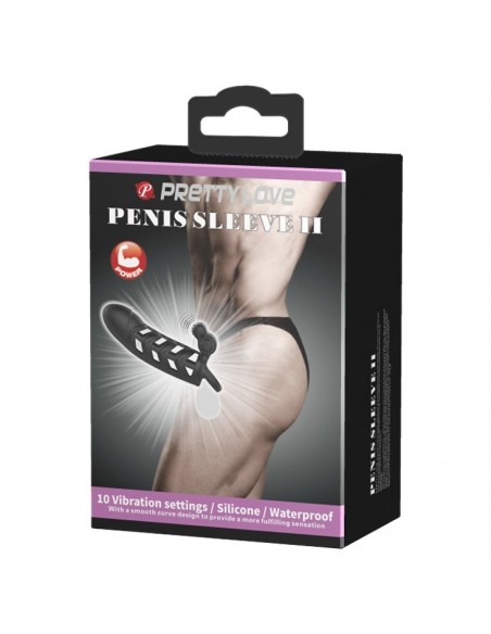 Wibrująca Nakładka Na Penisa Penis Sleeve Ii 10 Funkcji - Przedłużki i nakładki na penisa - 8