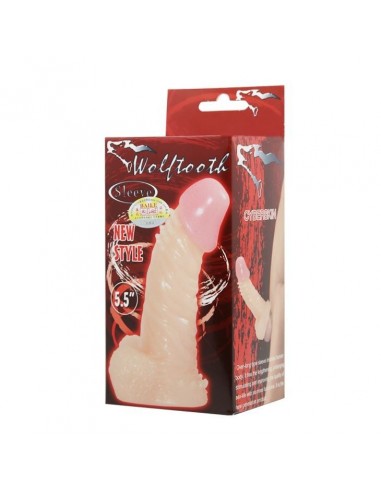 Stymulująca Nakładka Na Penisa - Wolftooth Sleeve 09 - Przedłużki i nakładki na penisa - 5