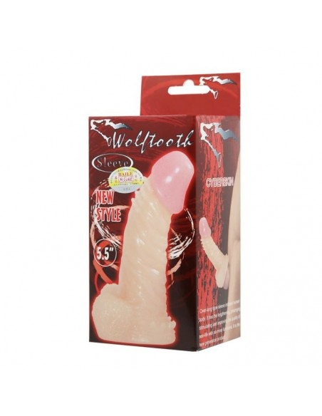 Stymulująca Nakładka Na Penisa - Wolftooth Sleeve 09 - Przedłużki i nakładki na penisa - 5