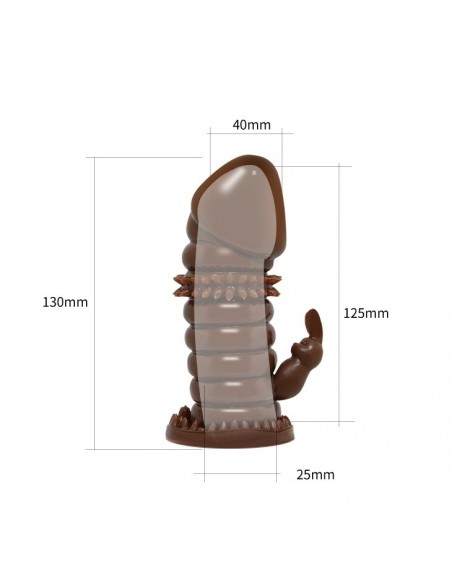 Stymulująca Nakładka Na Penisa - Wolftooth Sleeve 08 - Przedłużki i nakładki na penisa - 2