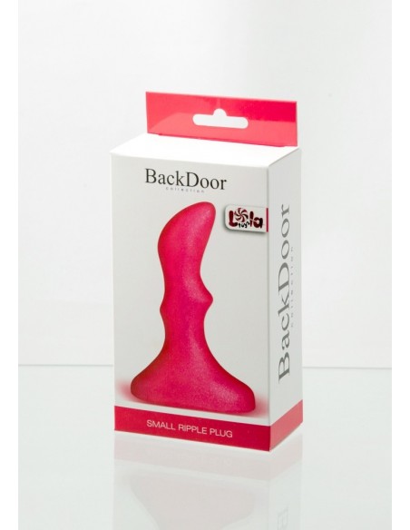 Korek analny Small Ripple Plug Pink - Korki analne pozostałe - 1