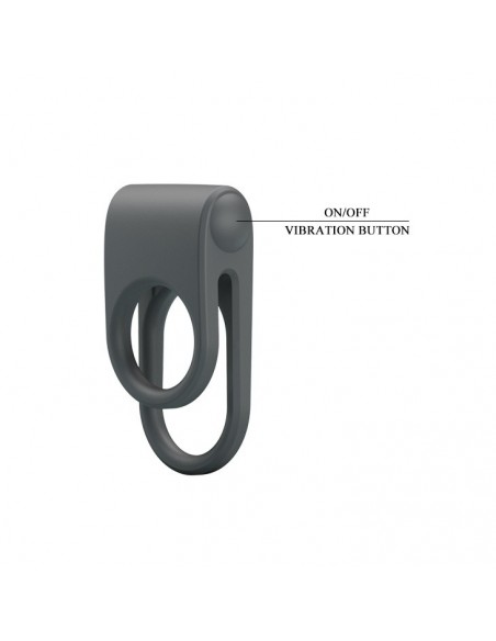 Podwójny Pierścień z Wibracjami  - Julie Vibrating - Pierścienie erekcyjne wibrujące - 6