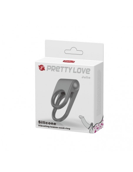 Podwójny Pierścień z Wibracjami  - Julie Vibrating - Pierścienie erekcyjne wibrujące - 8