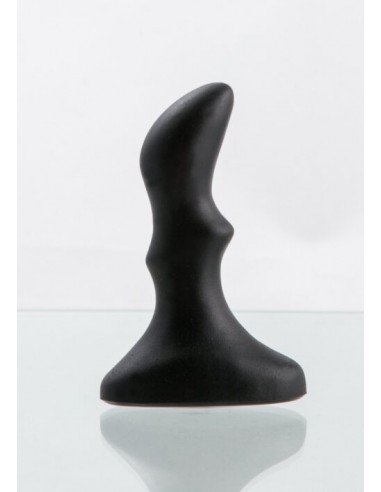 Korek analny Small Ripple Plug Black - Korki analne pozostałe - 2