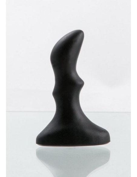 Korek analny Small Ripple Plug Black - Korki analne pozostałe - 2