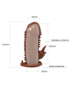 Stymulująca Nakładka Na Penisa - Wolftooth Sleeve 07 - Przedłużki i nakładki na penisa - 1 2