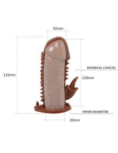 Stymulująca Nakładka Na Penisa - Wolftooth Sleeve 07 - Przedłużki i nakładki na penisa - 2