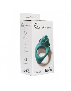 Pierścień z wibracjami Erection Pure Passion Sunset Zielony - Pierścienie erekcyjne wibrujące - 1 2